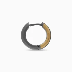 ACIES MIXED METAL HUGGIE