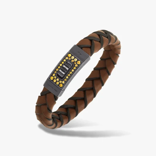 Gladiator Braided Leather Bracelet