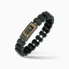 GLADIATOR Yellow Sapphires and Oxidized Slim Bracelet