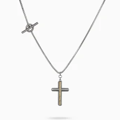 ACIES CROSS GEMSTONE PENDANT