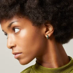 ACIES MIXED METAL HUGGIE