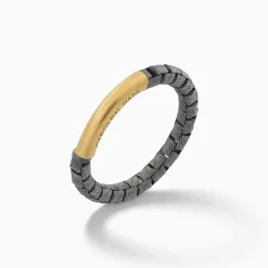 Ulysses Carved Tubular Ring